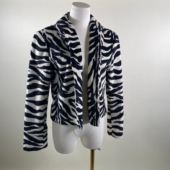 Vintage zebra blazer - Picture 1 of 4